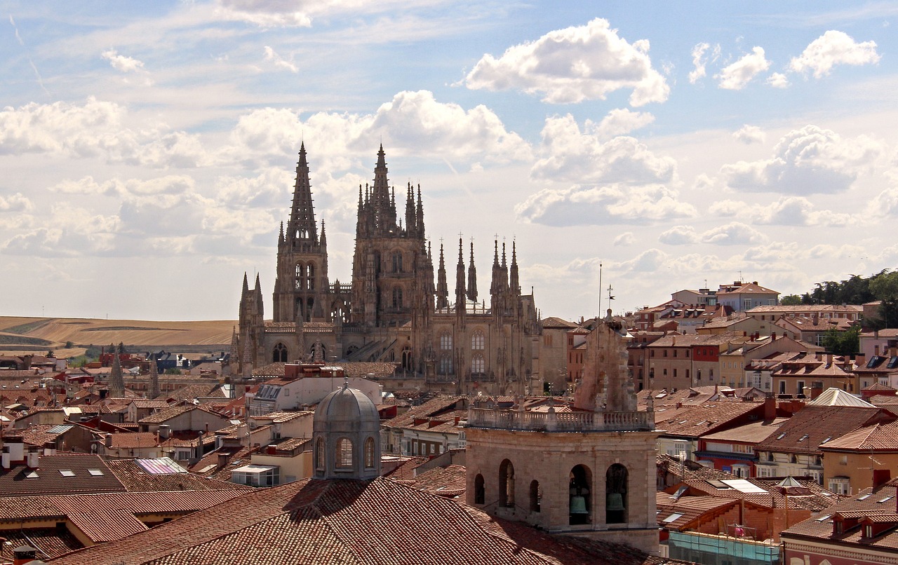 Detalle de la ornamentación gótica de la Catedral de Burgos